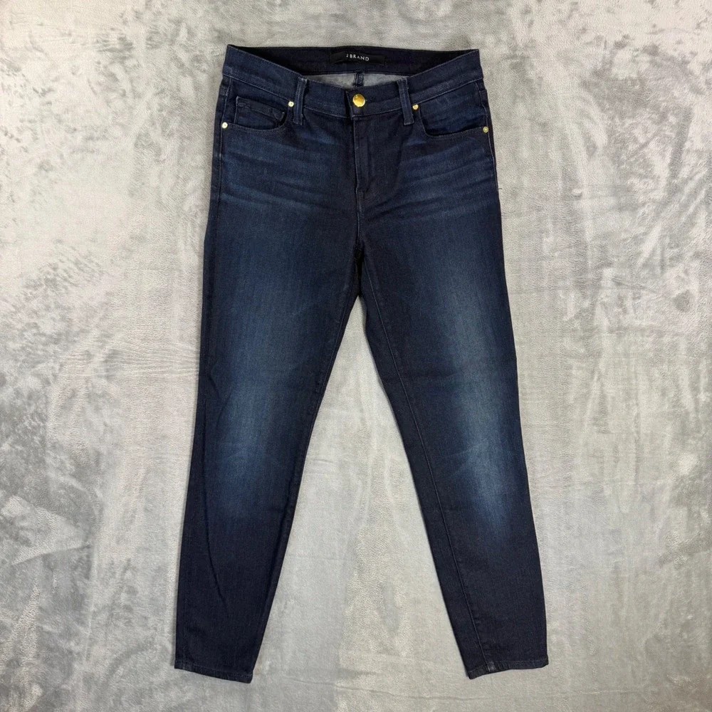 J Brand Capri‎ Skinny Jeans Women's Size 26 Blue Dark Wash Dark Innovation Denim